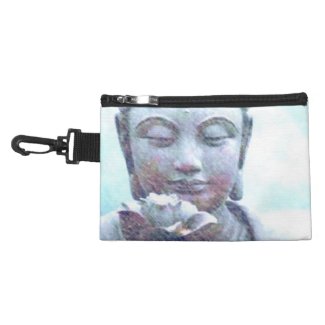 Lotus Heart Zen clip on accessory bag. Accessory Bags
