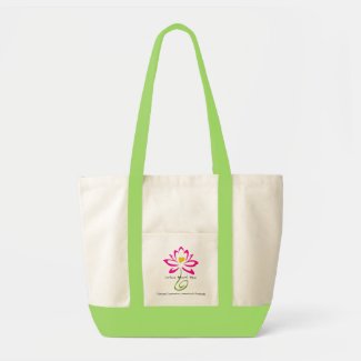 Lotus Heart Zen Impulse Tote Bag