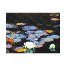 Lotus Hearts Gallery Wrapped Canvas