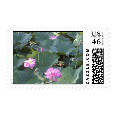 Lotus in Japan Stamp by tunguska