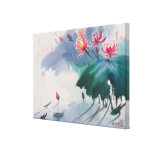 Lotus in the Pond Canvas Prints