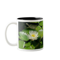 Lotus/Lilypads & Turtle Mug