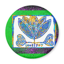 Lotus: Love and Joy magnets by doonagiri Lotus: Love and Joy magnets