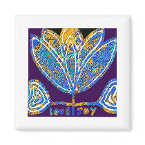 LOTUS - Love and Joy Refrigerator Magnets