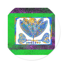Lotus: Love and Joy stickers
