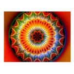 Lotus Mandala Fractal Post Cards