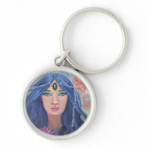 Lotus Mermaid - Keychain - By Susan Rodio Art keychains