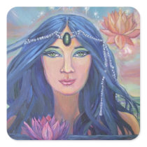 Lotus Mermaid - Stickers By Susan Rodio stickers