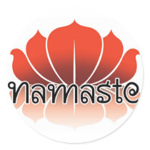 Lotus Orange stickers by HippyHaven Lotus Orange stickers