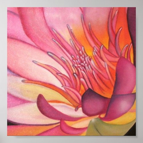 Lotus Painting print