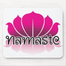 Lotus Pink Mouse Pads