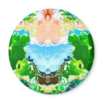 Lotus Pond - Celebrating Nature magnets by doonagiri Lotus Pond - Celebrating Nature magnets