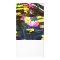 Lotus Pond Photo Card Template