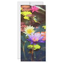 Lotus Pond Custom Rack Card