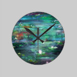 Lotus Ponds wall clocks