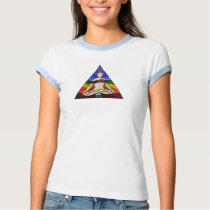 Lotus Pose Ringer T shirt