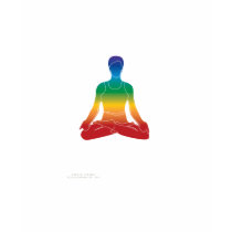 Lotus Position - Chakra Colors t-shirts