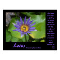 Lotus Poster with quotes from Sai Baba posters by erinrootphotos Lotus Poster with quotes from Sai Baba posters