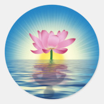 Lotus Reflection Sticker