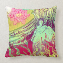 Lotus Sprite Pillow pillows
