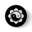 Lotus Yin Yang buttons by BuddhaGifts Lotus Yin Yang buttons