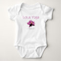 lotus yoga baby t-shirts