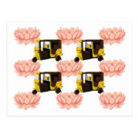 Lotuses and Rickshaws Post Card