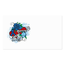 Lou Gehrigs Twin Hearts Tattoo Business Card Templates