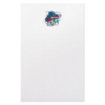 Lou Gehrigs Twin Hearts Tattoo Customized Stationery