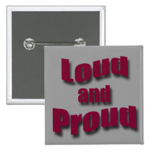 Loud and Proud redwave Pins