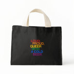 LOUD PROUD QUEER WITH A BEER bags