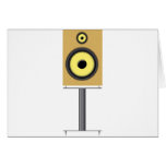 Loudspeaker Greeting Card