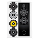 Loudspeaker Greeting Cards