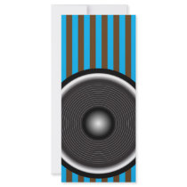 Loudspeaker Personalized Rack Card