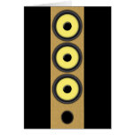 Loudspeaker System Greeting Cards