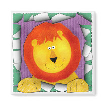 Louie the Lion magnets