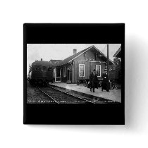Louis Pesha Ann Arbor Railroad Depot Shepherd, MI Pins