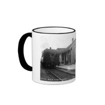 Louis Pesha Ann Arbor Railroad Depot Shepherd, MI Coffee Mugs