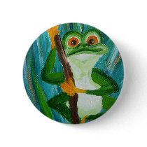 Louis the Frog - Button
