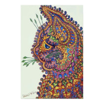 Louis Wain Fantasy Wallpaper Cat Posters
