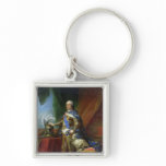 Louis XV  King of France &amp; Navarre, 1750 Keychains