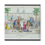 Louis XVI  and his family taken to the Temple Fridge Magnets