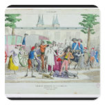 Louis XVI  and his family taken to the Temple Sticker