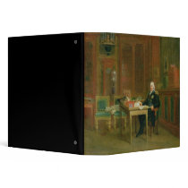 Louis XVIII  in his Study at the Tuileries 3 Ring Binders