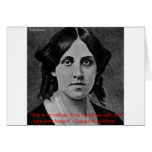 Louisa May Alcott "Life Is My College" Quote Gifts Greeting Card