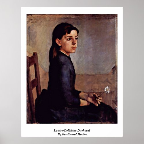 Louise-Delphine Duchosal By Ferdinand Hodler Print