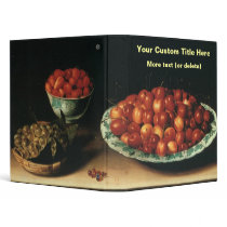 Louise Moillon Cherries Strawberries Gooseberries binders