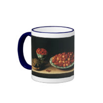 Louise Moillon Cherries Strawberries Gooseberries mugs