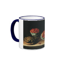 Louise Moillon Cherries Strawberries Gooseberries mugs