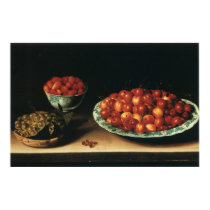 Louise Moillon Cherries Strawberries Gooseberries posters